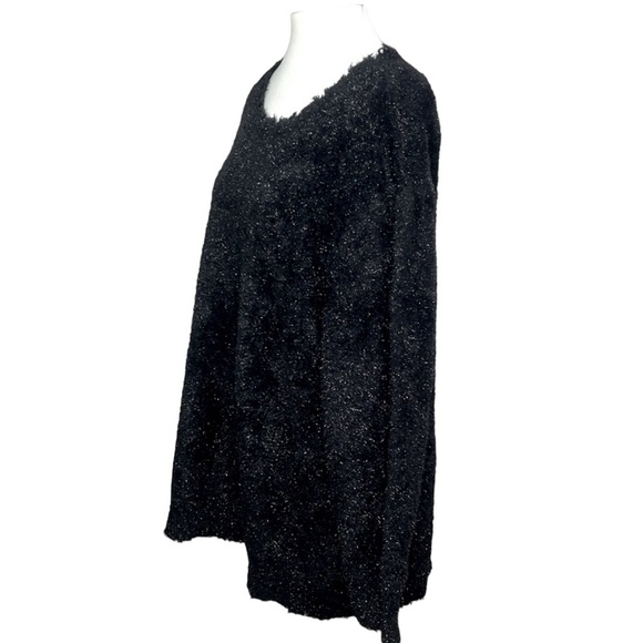 Free People Sandrine Rose Gunmetal Sweater Black - Picture 2 of 7